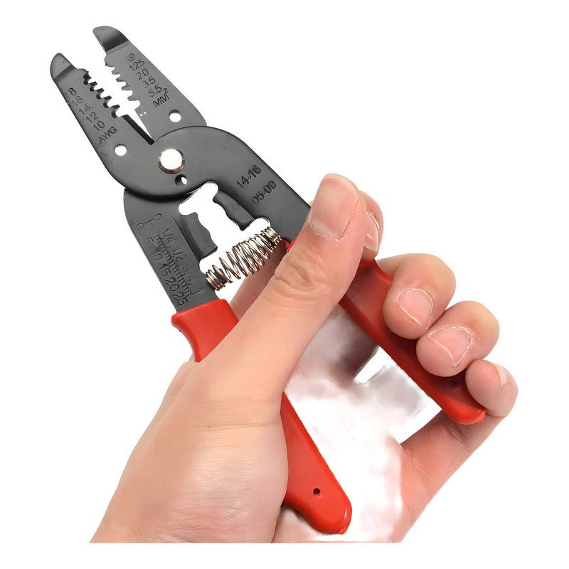 Set Herramientas Crimpadora Tereparochile Mc4 Panel Solar Pelacable Negro