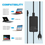 Cargador Para Microsoft Surface Pro 65w Laptop Tablet Negro