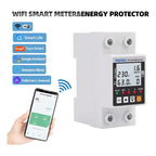 Rele Medidor Energía Smart Wifi Kwh 63a Bajo Y Alto Voltaje Color
