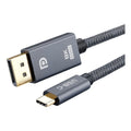 Cable Usb-c A Displayport 1.4 2mt Premium 8k Uhd - 4k 144hz Gris