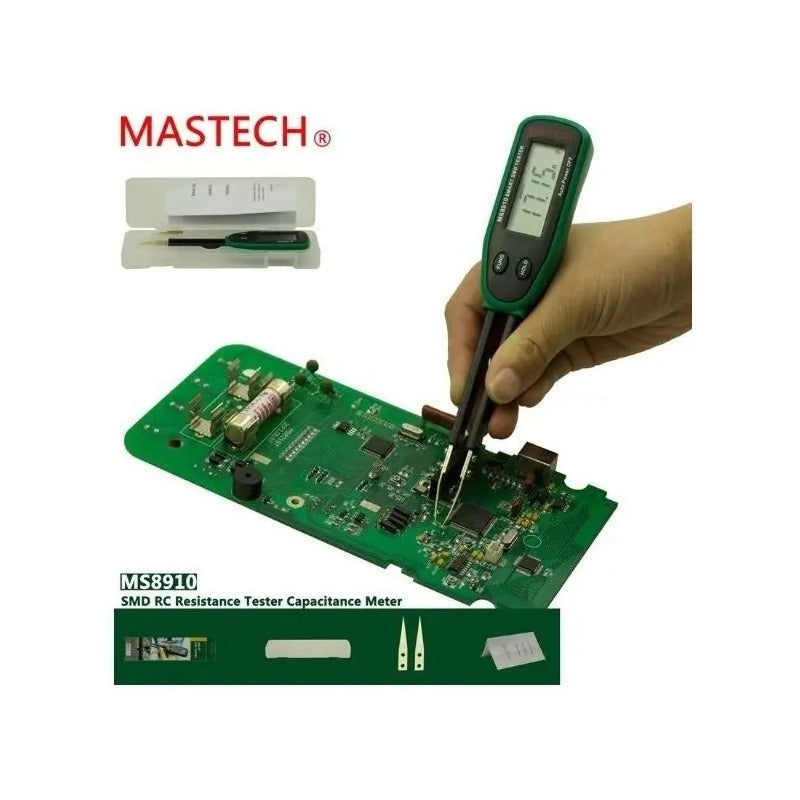 Multimetro Mastech Ms8910 Smart Tester Smd Cap Ohm