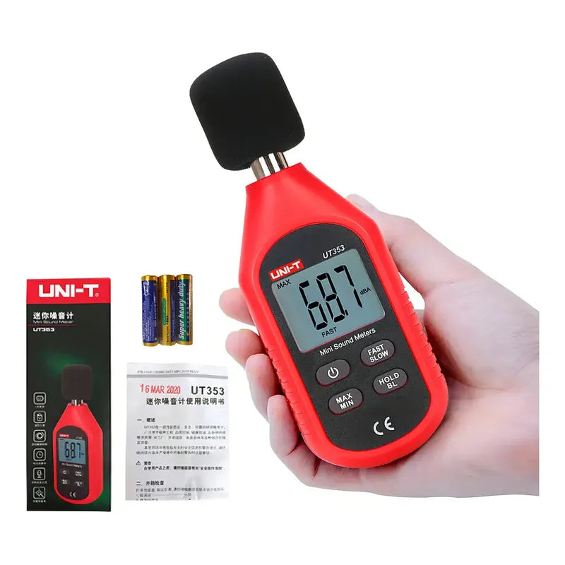 Sonometro Medidor Nivel De Sonido Digital 30-130db Ut353