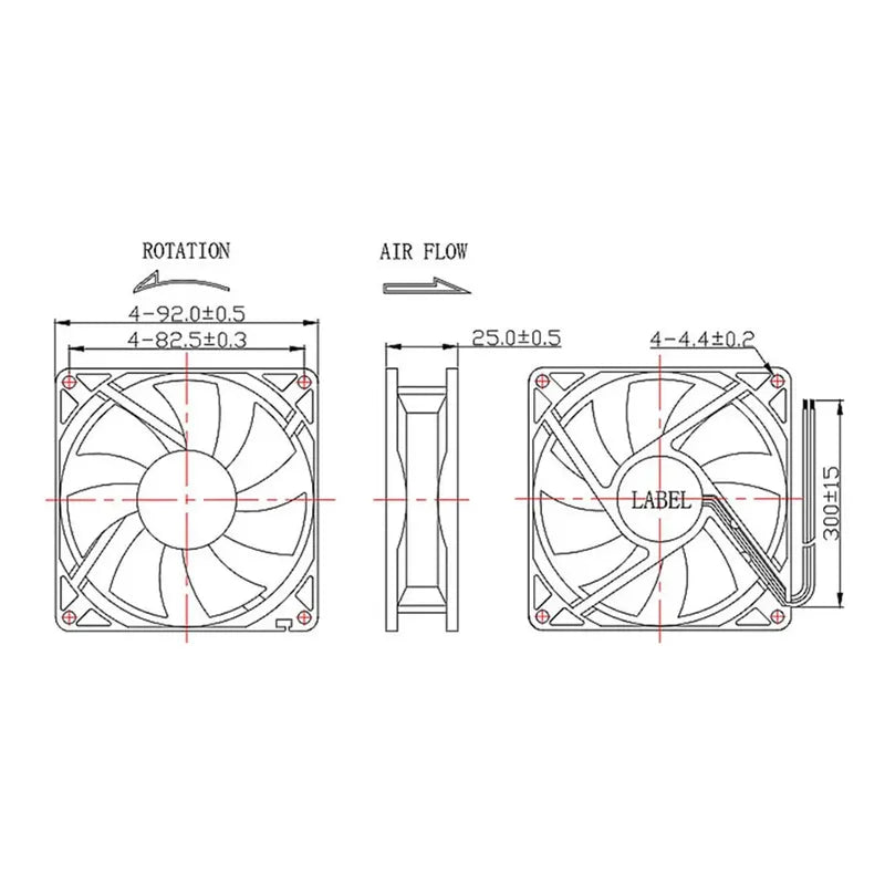 Fan Cooler Ventilador Afb0912vh 12 V 9025 Maquina Soldar Ups