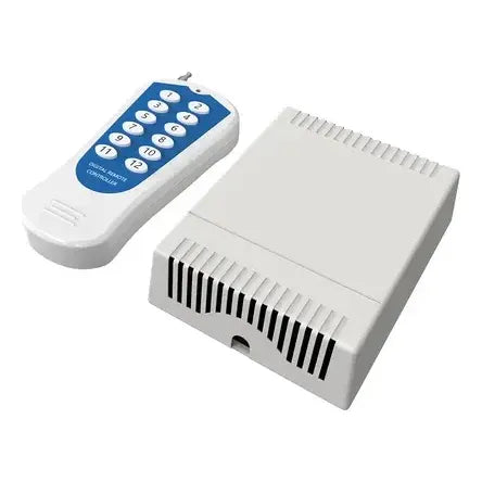 Modulo Interruptor Rf Control Remoto Relé 12v 12 Canales Blanco