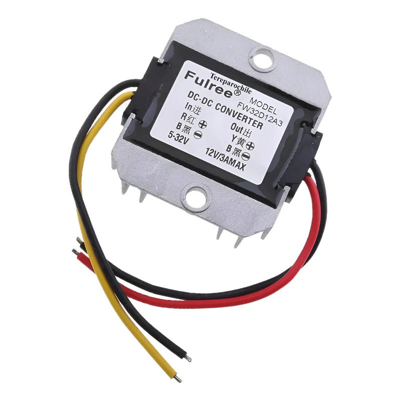 Convertidor Regulador De Voltaje Dc-dc 5-32v 24v A 12v 3a 3a