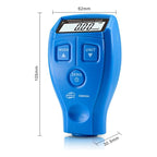 Medidor Espesor Recubrimiento Pintura Barniz Lcd Azul