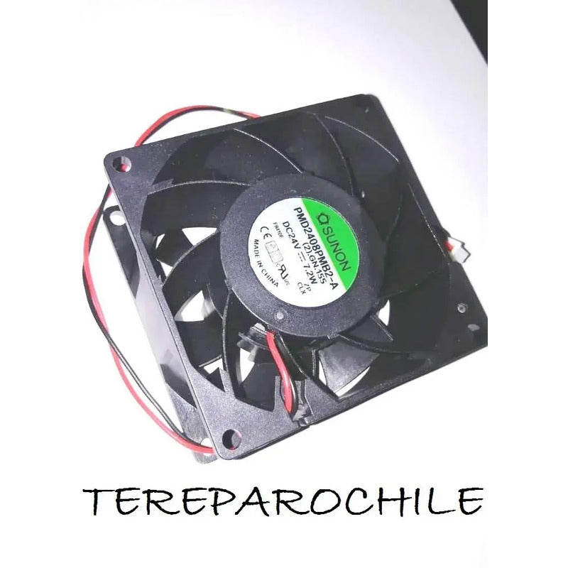 Ventilador Soldadora Indura 80x80x38mm Dc 24v 7.2w Pmd2408pm