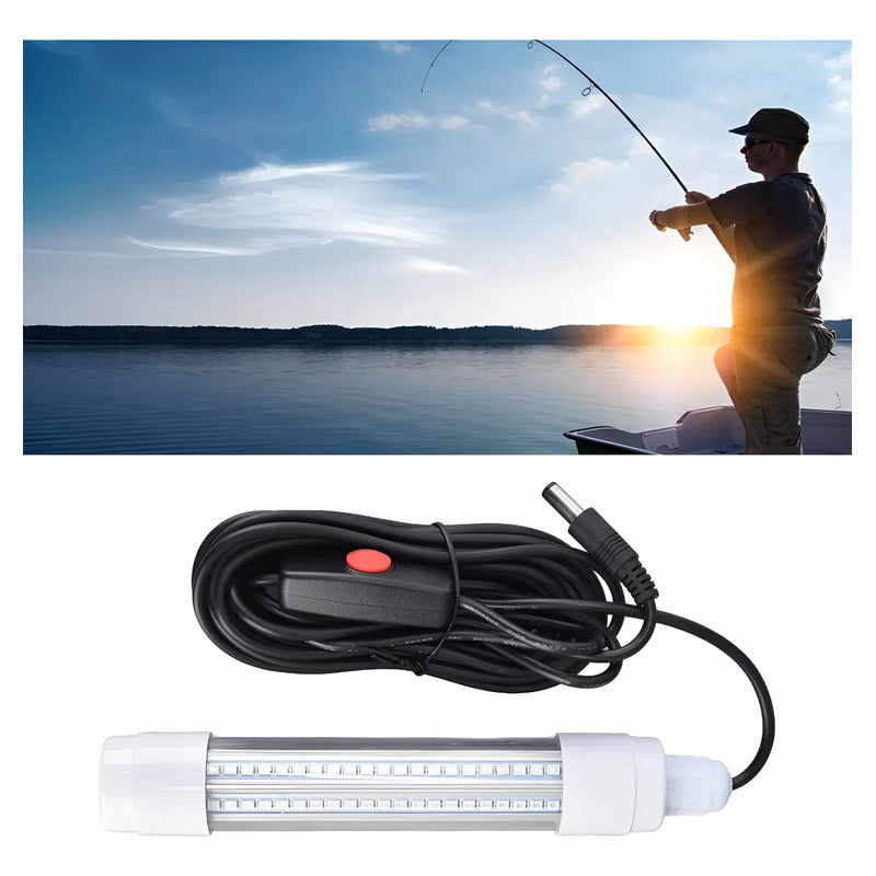Luz De Pesca Lampara Bote Led Camping Sumergible 12v 24v 48v