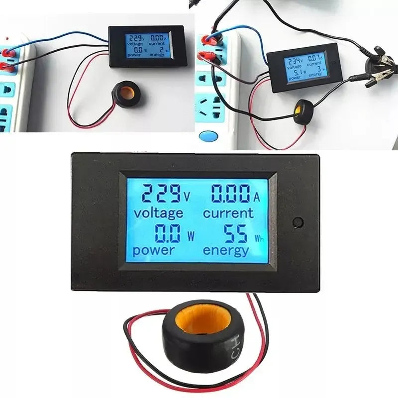 Medidor Voltaje Kwh Corriente Potencia Energía Ac 110v 220v