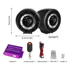 Parlante Moto Bluetooth Antirrobo Sonido Radio Fm Alarma Mp3