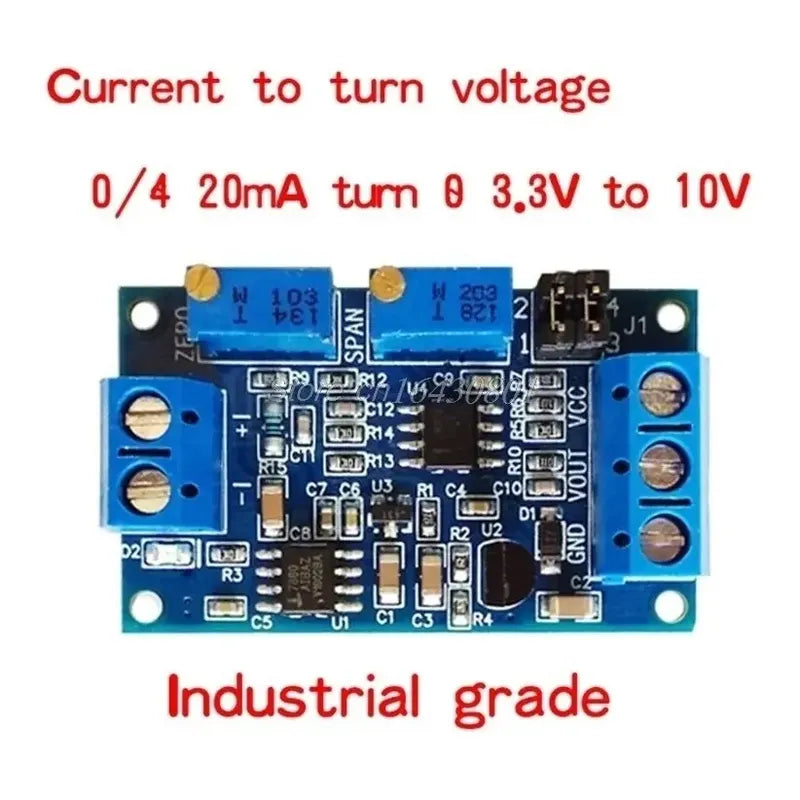 Módulo Conversor Corriente A Voltaje 4-20ma A 0 3.3 5v - 10v