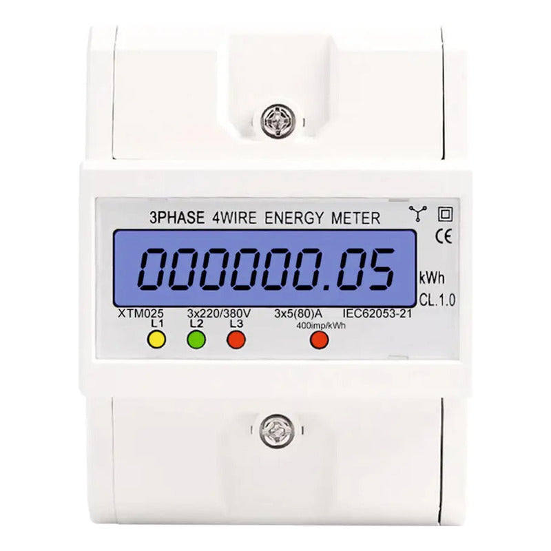 Medidor Digital Remarcador Potencia Watts 220-380v 3fase Kwh