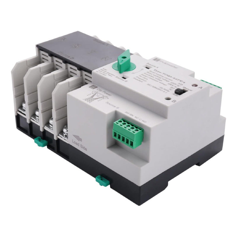 Ats Transferencia Automática 125a Trifásico Din Solar 380v