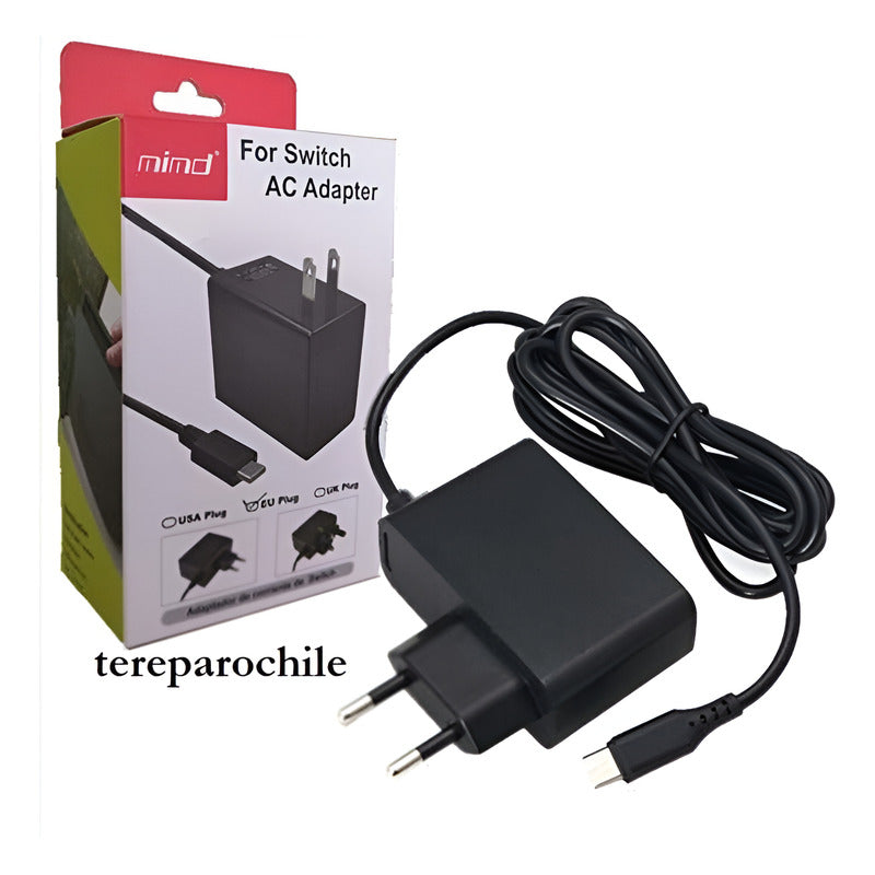 Cargador Adaptador Para Nintendo Switch Nsw 5v 2.6a Viajero