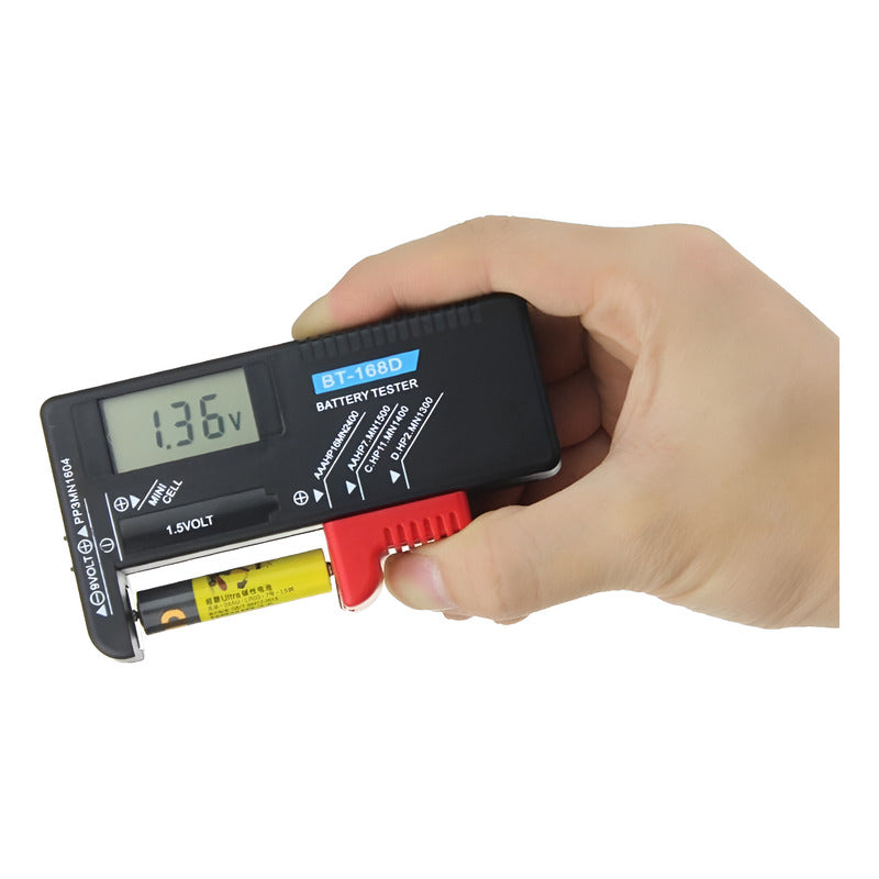 Tester Probador Bateria Digital Aa Aaa 9v C D 2032 2016