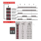 Rele Temporizador Timer H3y-2 220v Digital 5a 0.1s A 990h