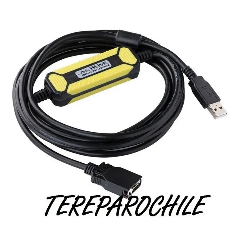 Cable Plc Omron Usb Cn226 Usb Cs1w-cn226 Cs/cj/cqm1h Cpm2c Negro