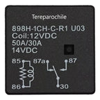 Rele Relay 898h-1ch-c-r1 U03 12vdc 50a 5pin
