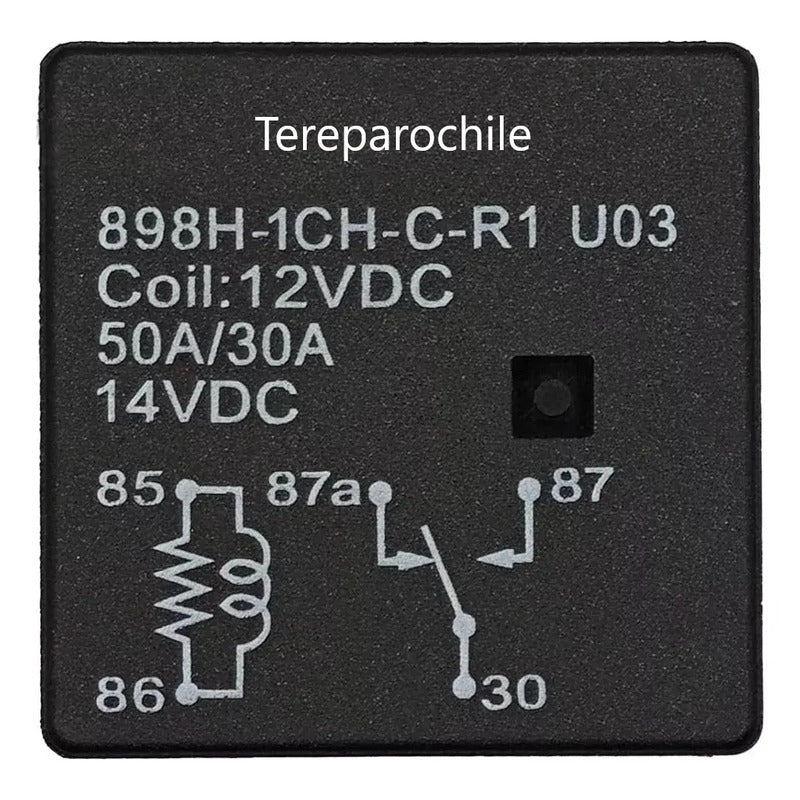 Rele Relay 898h-1ch-c-r1 U03 12vdc 50a 5pin