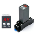 Rele Temporizador Timer H3y-2 220v Digital 5a 0.1s A 990h