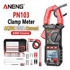 Pinza Amperimétrica Digital Aneng Pn103 Ac Dc 600a 600v Pantalla Lcd