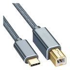Cable Usb Tipo C A Usb-b 2.0 Impresora 2m Para Mac/pc/androi