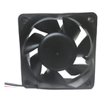 Ventilador Fan Cooler Kd6025h12s 12v 60x25mm 6cm 3 Cables Led Negro