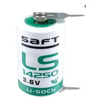 Celda Tipo Saft Ls 14250 3.6v Con Pines Para Soldar