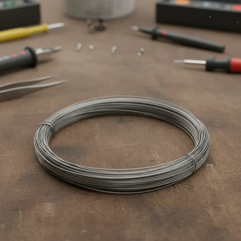 Carrete Rollo 10 Metros Nicrom 0,5mm - 5.5ohm/m Awg24