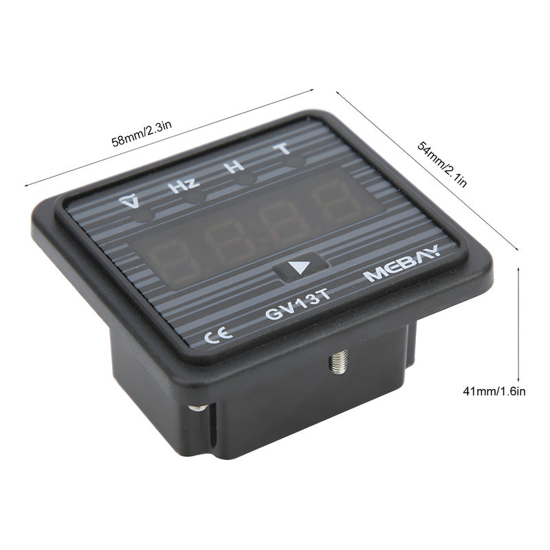 Horometro Voltímetro Digital Medidor Voltaje Frecuencia 220v