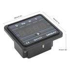 Horometro Voltímetro Digital Medidor Voltaje Frecuencia 220v