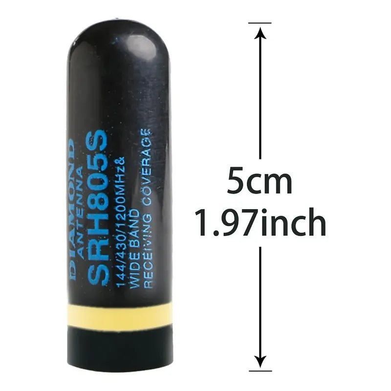 Antena Stubby Srh805s Sma-f Para Baofeng Kenwood Puxing 5cm