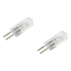 2 Ampolletas Bipin Halogena G5.3mm 220v 35w 3000 Horas 2700k Calido 2700°k