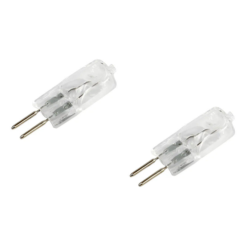2 Ampolletas Bipin 75w Halogena G5.3mm 220v 3000 Horas 2700k Calido 2700°k