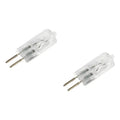 2 Ampolletas Bipin 75w Halogena G5.3mm 220v 3000 Horas 2700k Calido 2700°k