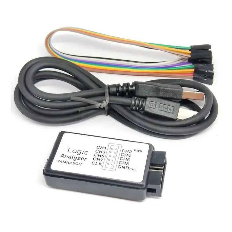 Analizador Lógico 24 Mhz 8ch Usb - Mcu Arm Dsp Fpga
