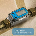 Medidor Liquidos Digital Flujometro Caudalimetro 1puLG K24