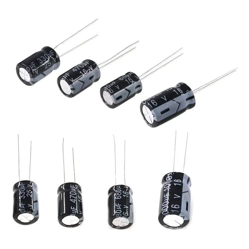 Set 500 Capacitor Condensador Electrolitico 0,1uf A 1000uf