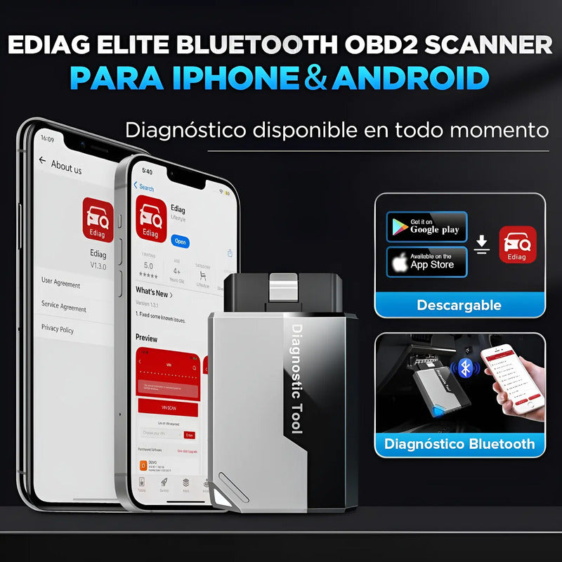 Escaner Automotriz Kingbolen Ediag Elite Obd2 Multimarca