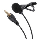 Micrófono Lavalier Omnidireccional Zhs Solapa Para Celulares 1.5m Negro