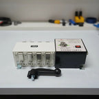 Interruptor Switch Transferencia Automatica Ats 160a 4 Polos Blanco