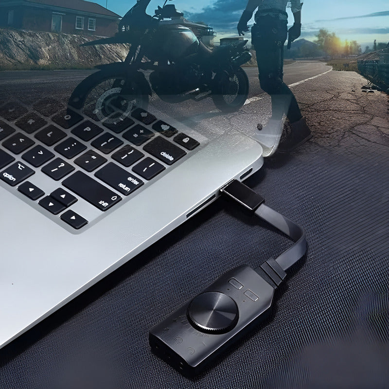 Tarjeta Audio 7.1 Sonido 3d Usb Gamer Ps4 Para Mac Pc 24 Bit