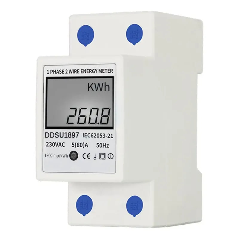 Remarcador Monofasico Digital Kwh Voltaje Amperaje 220v