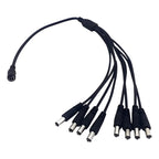 Splitter Pulpo Cable Alimentación 1x8 Cctv Camaras 5.5mm