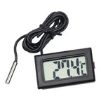 Termómetro Digital Trc Tm Ambiente Lcd Negro Acuario Invernadero