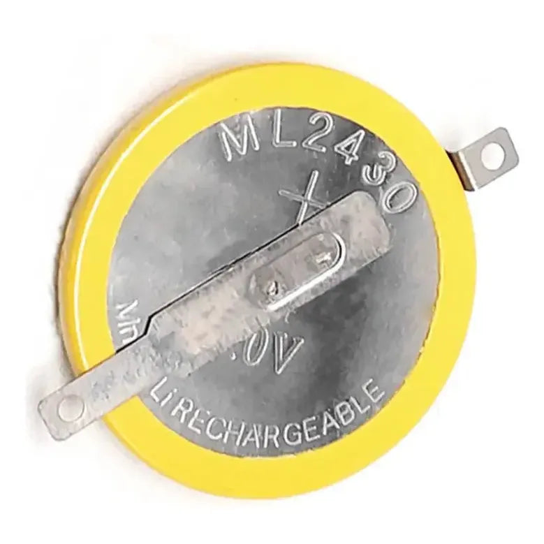 Ml2430 3v Pines 180 Grados Recargable 100mah Amarillo