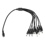 Splitter Pulpo Cable Alimentación 1x8 Cctv Camaras 5.5mm