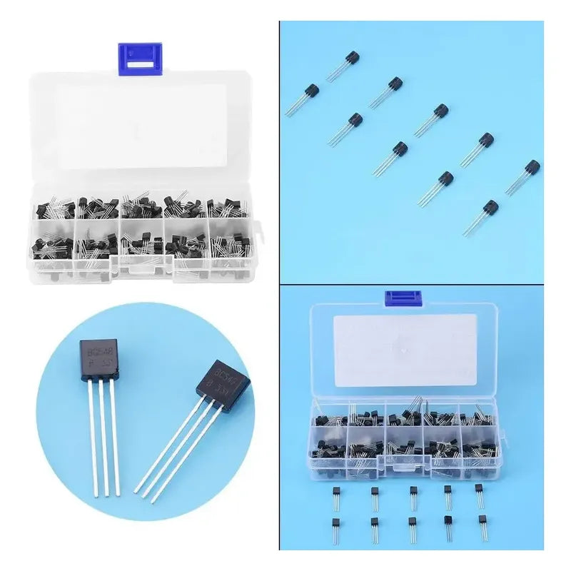Kit 200 Transistores Npn Pnp Bc548 337 517 Bc547 327 449 556