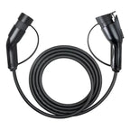 Cable Carga Auto Ev J1772 Tipo 2  A Tipo 1 Negro 3.6kw 3.5mt