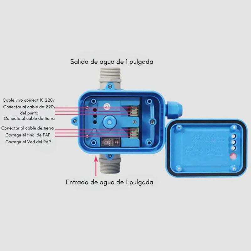 Controlador De Presion Bomba De Agua 10a Presostato